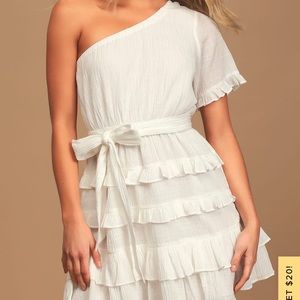 Lulus one shoulder dress
